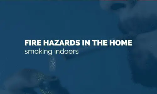 smoking indoors fire safety