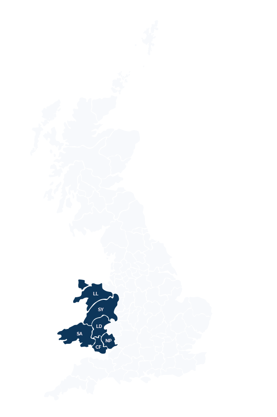 Wales map