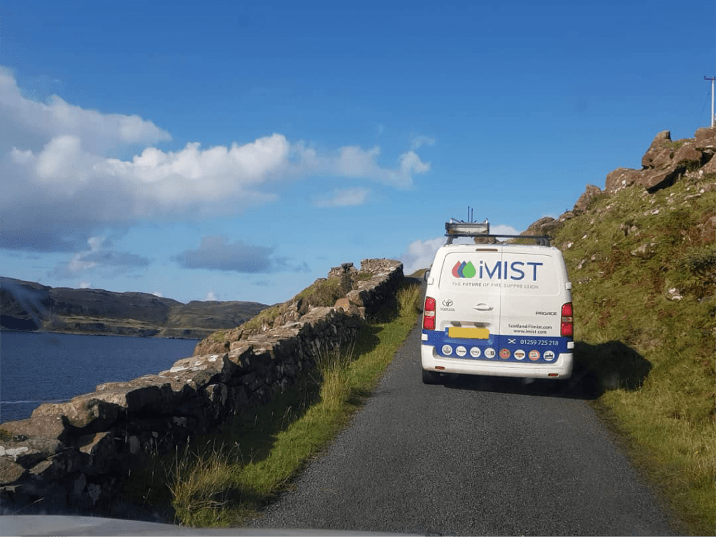 iMIst van on the hills of Scotland - uk page