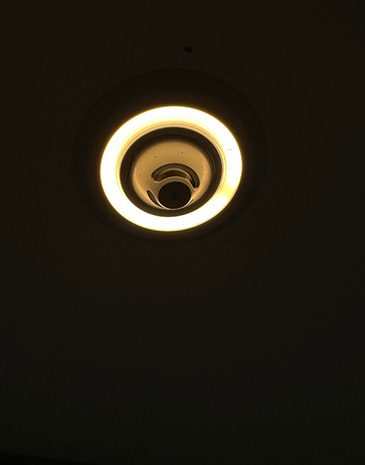 High-pressure wter mist nozzle downlight